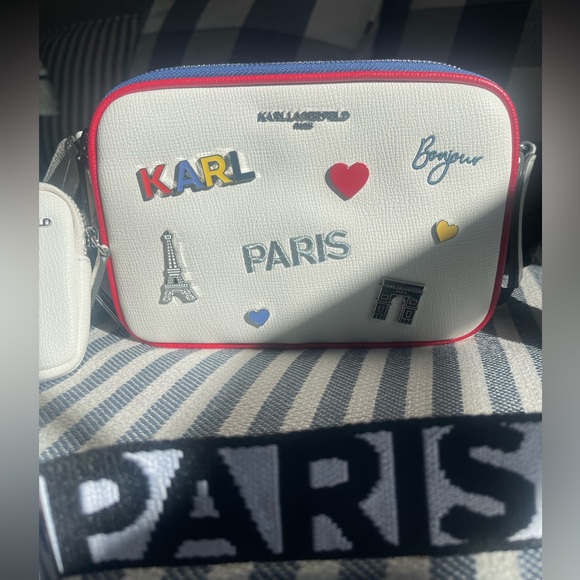 Karl Lagerfeld Handbags - Retail:$228 KARL LAGERFELD structured camera-style crossbody bag